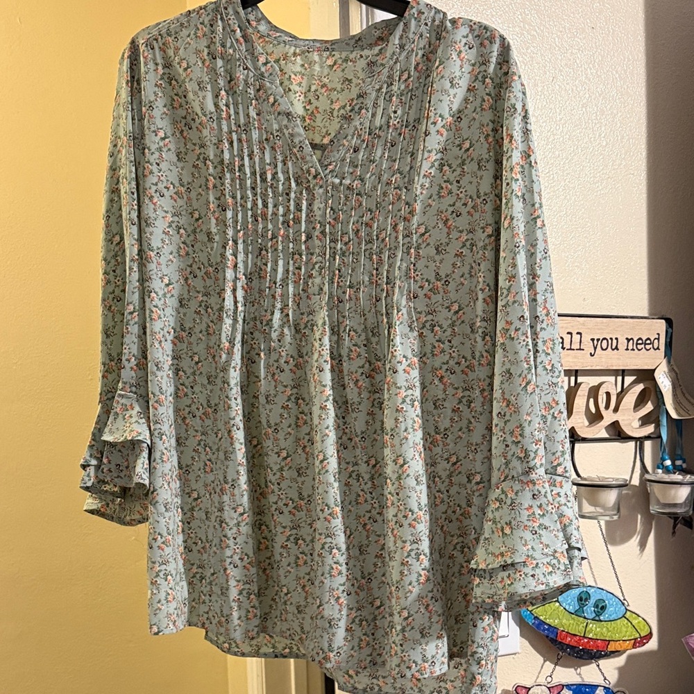 Floral Print Women's Top